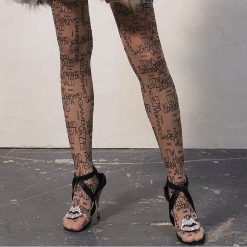 Giambattista Valli x H&M White Hosiery